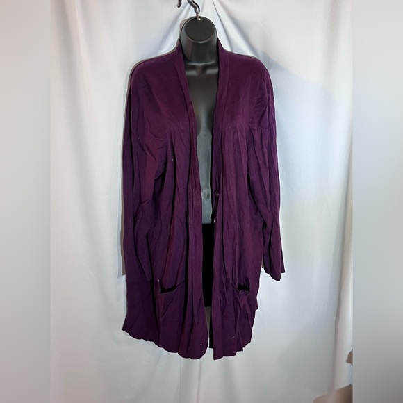 Penningtons Sweaters - Purple Penningtons Cardigan Size 5X